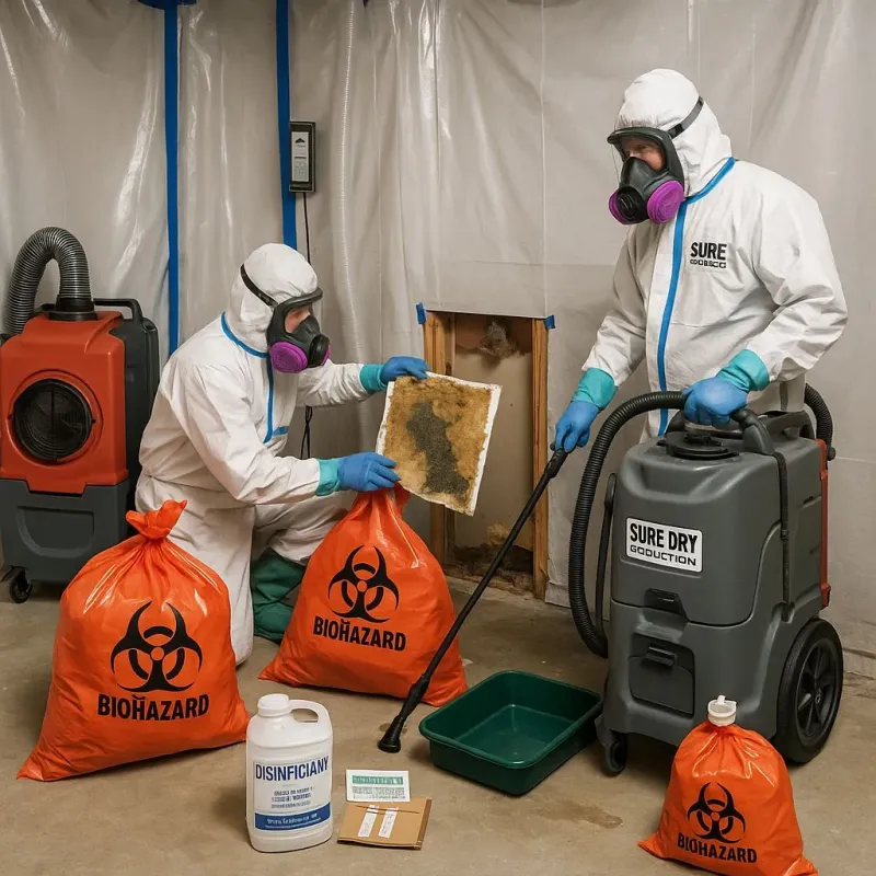 Contaminated Water Handling Protocols process in Southgate, KY